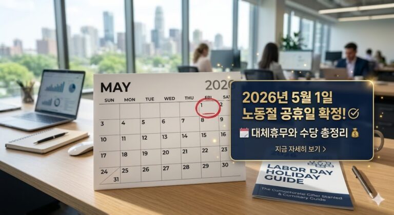 5월 1일 노동절 공휴일