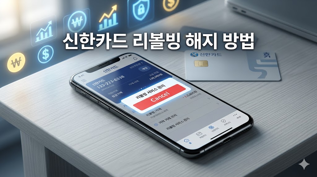 신한카드 리볼빙 해지 방법